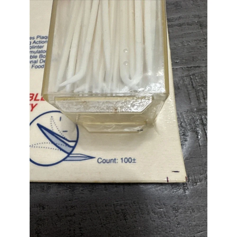 Vintage Armond's Angled proPICKS Dental Cleaners 100 ct Sealed Carded USA  70 80